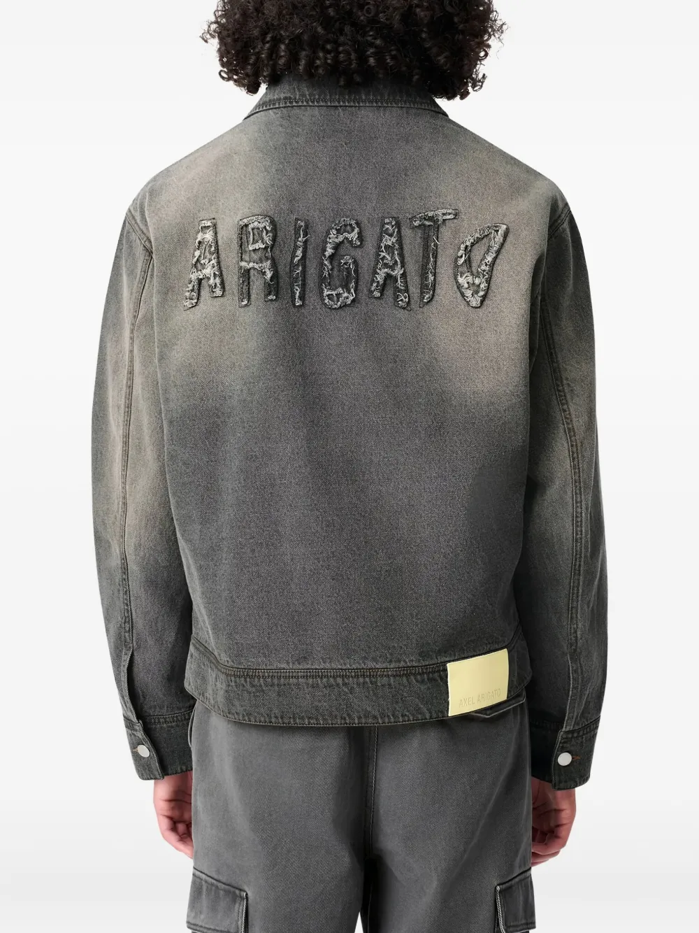 Axel Arigato Denim jack Grijs