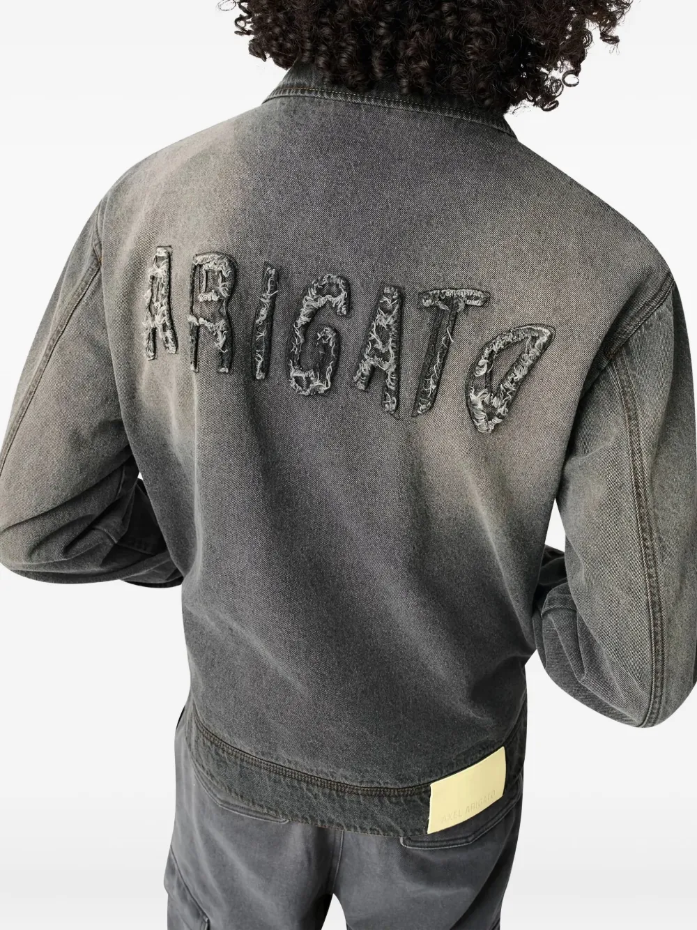 Axel Arigato Denim jack Grijs