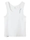 Axel Arigato Traced ribbed sleeveless tank top - White