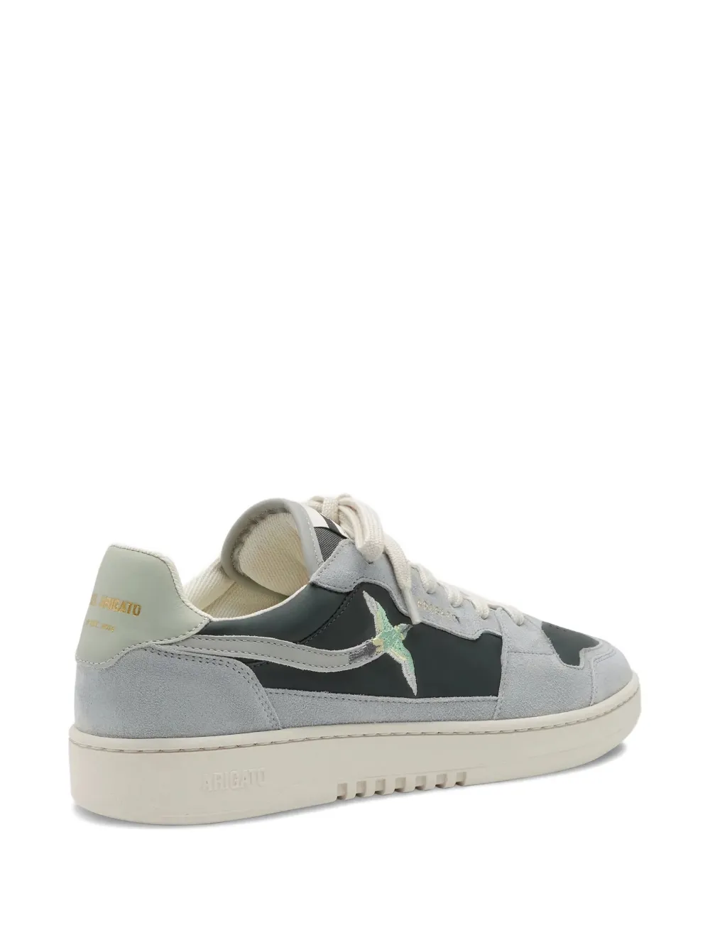 Axel Arigato suede panelled low-top sneakers Blue