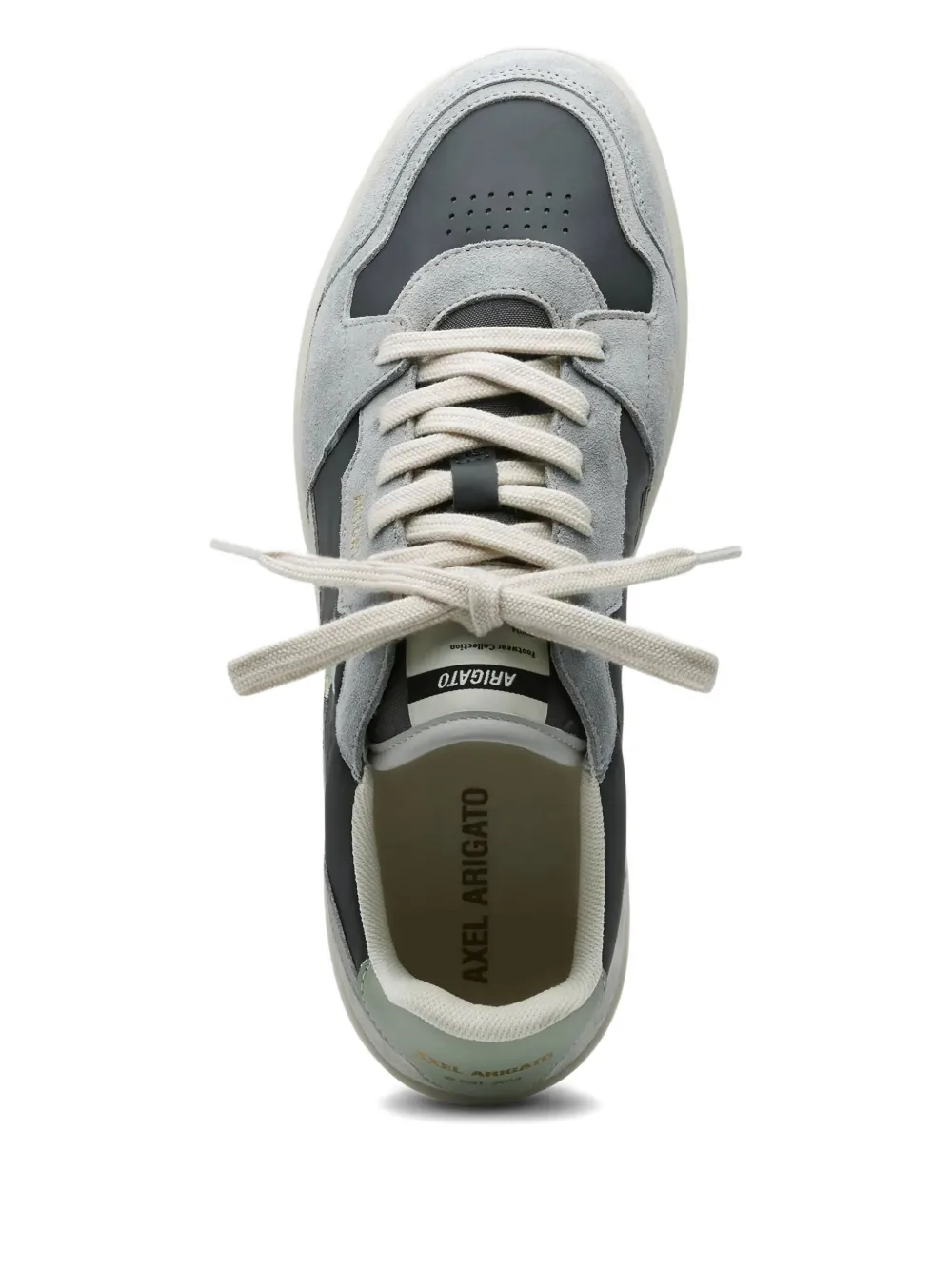 Axel Arigato suede panelled low-top sneakers Blue