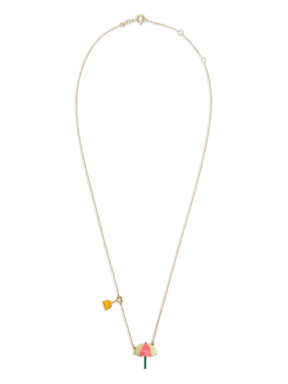 Aliita 9K yellow-gold Sombrilla Paletta necklace - Oro