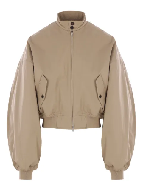 Balenciaga padded twill bomber jacket