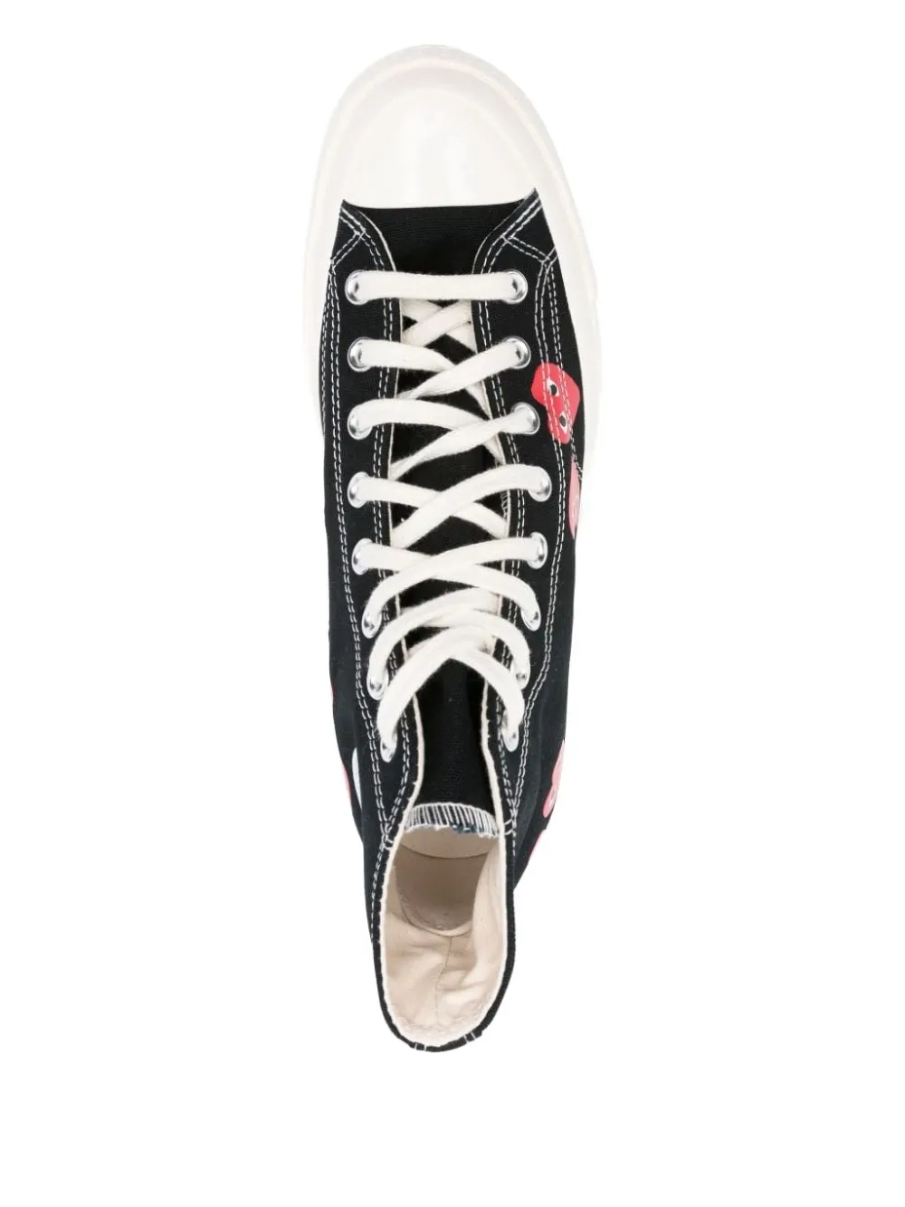 Comme Des Garçons Play x Converse CDG PLAY Chuck 70 heart-print high-top trainers Black