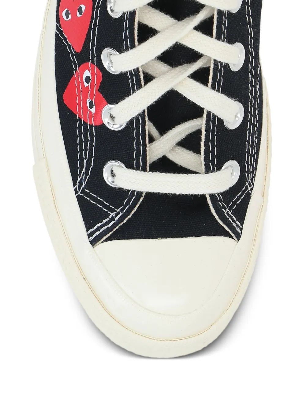 Comme Des Garçons Play x Converse CDG PLAY Chuck 70 heart-print high-top trainers Black