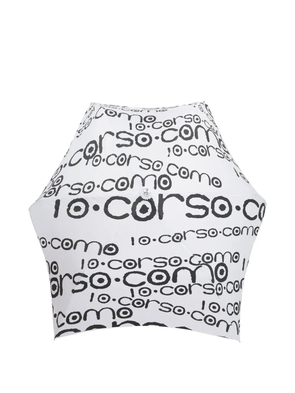10 CORSO COMO Paraplu met logoprint Wit