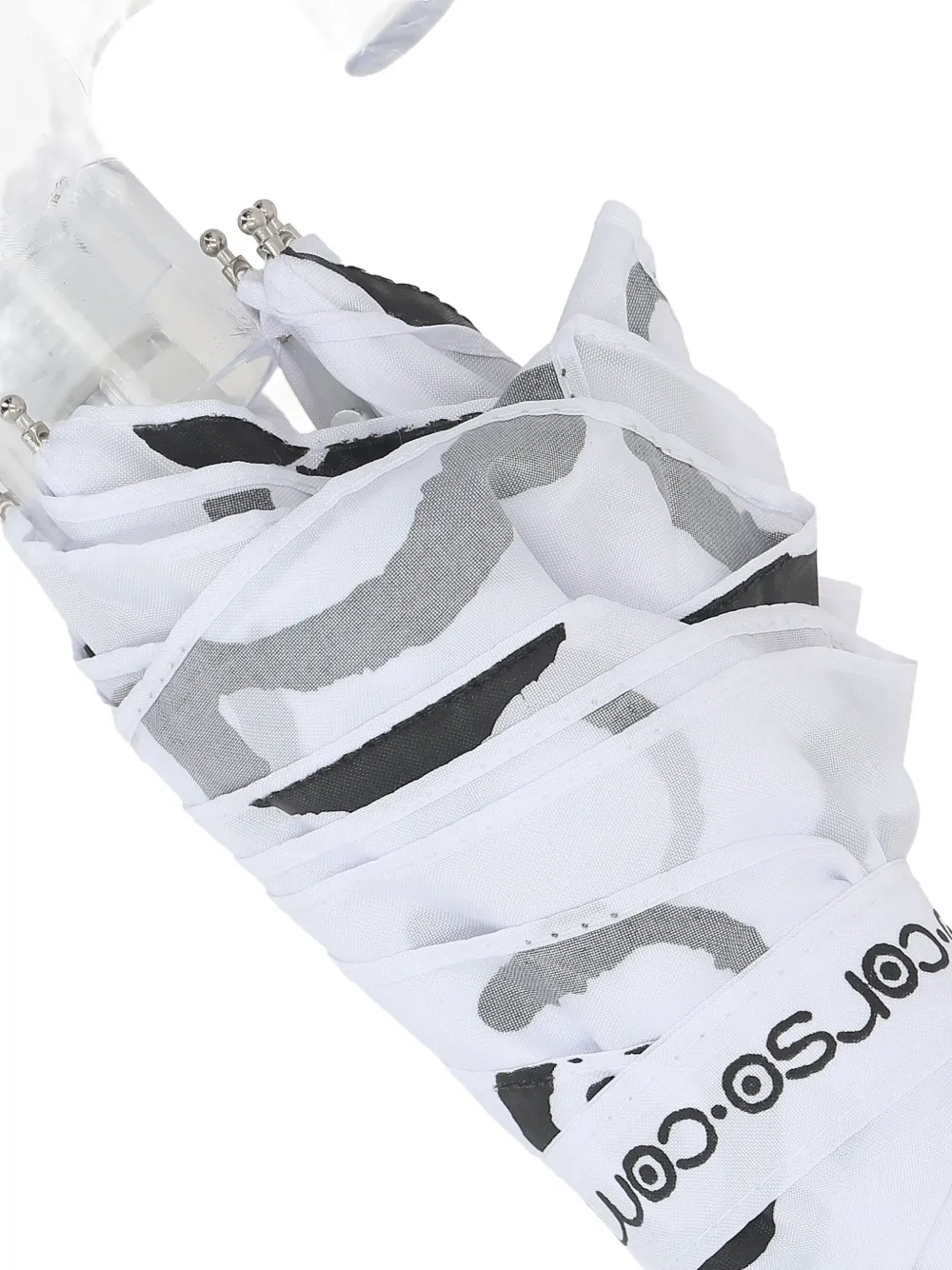 10 CORSO COMO Paraplu met logoprint Wit