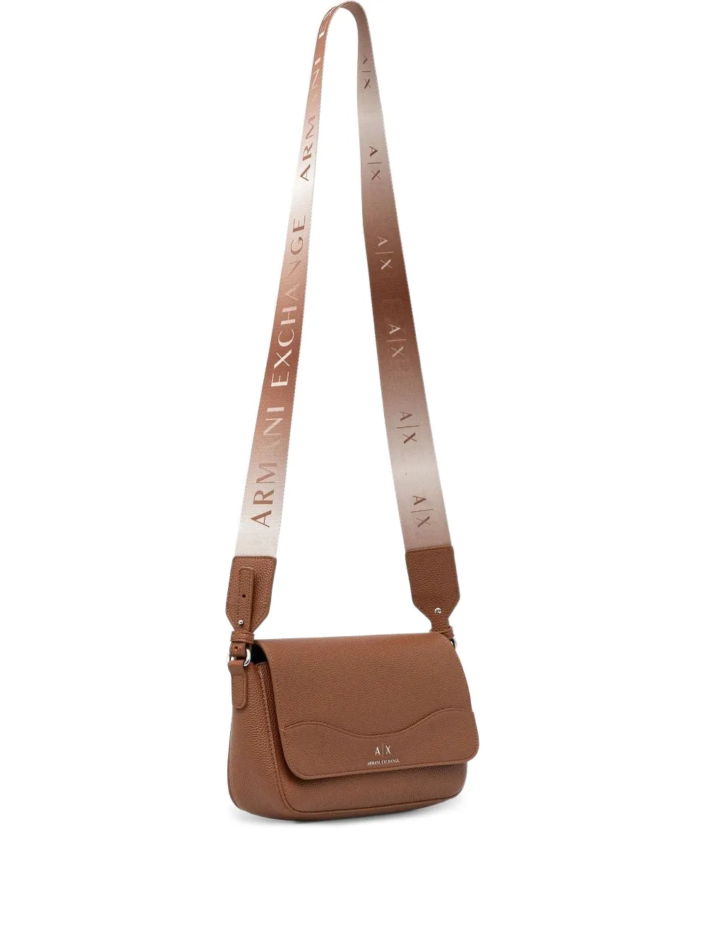 Armani Exchange Crossbodytas met logo Bruin