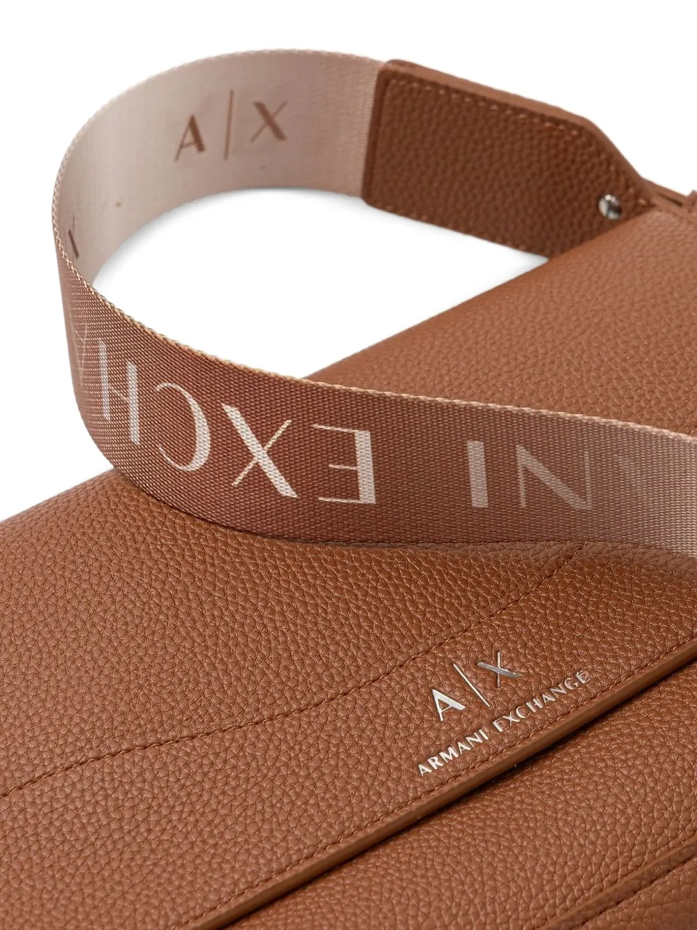 Armani Exchange Crossbodytas met logo Bruin