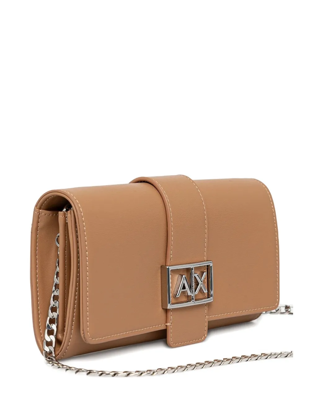 Armani Exchange Crossbodytas met logoplakkaat Bruin