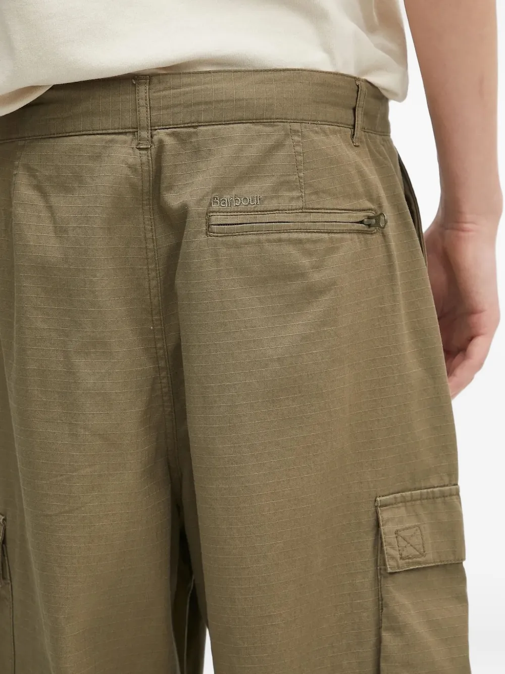 Barbour cargo-pocket trousers Groen