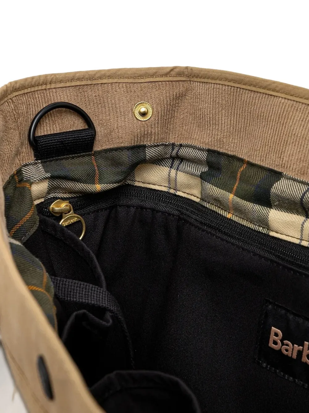 Barbour Transport 3-Way shopper met logoplakkaat Bruin