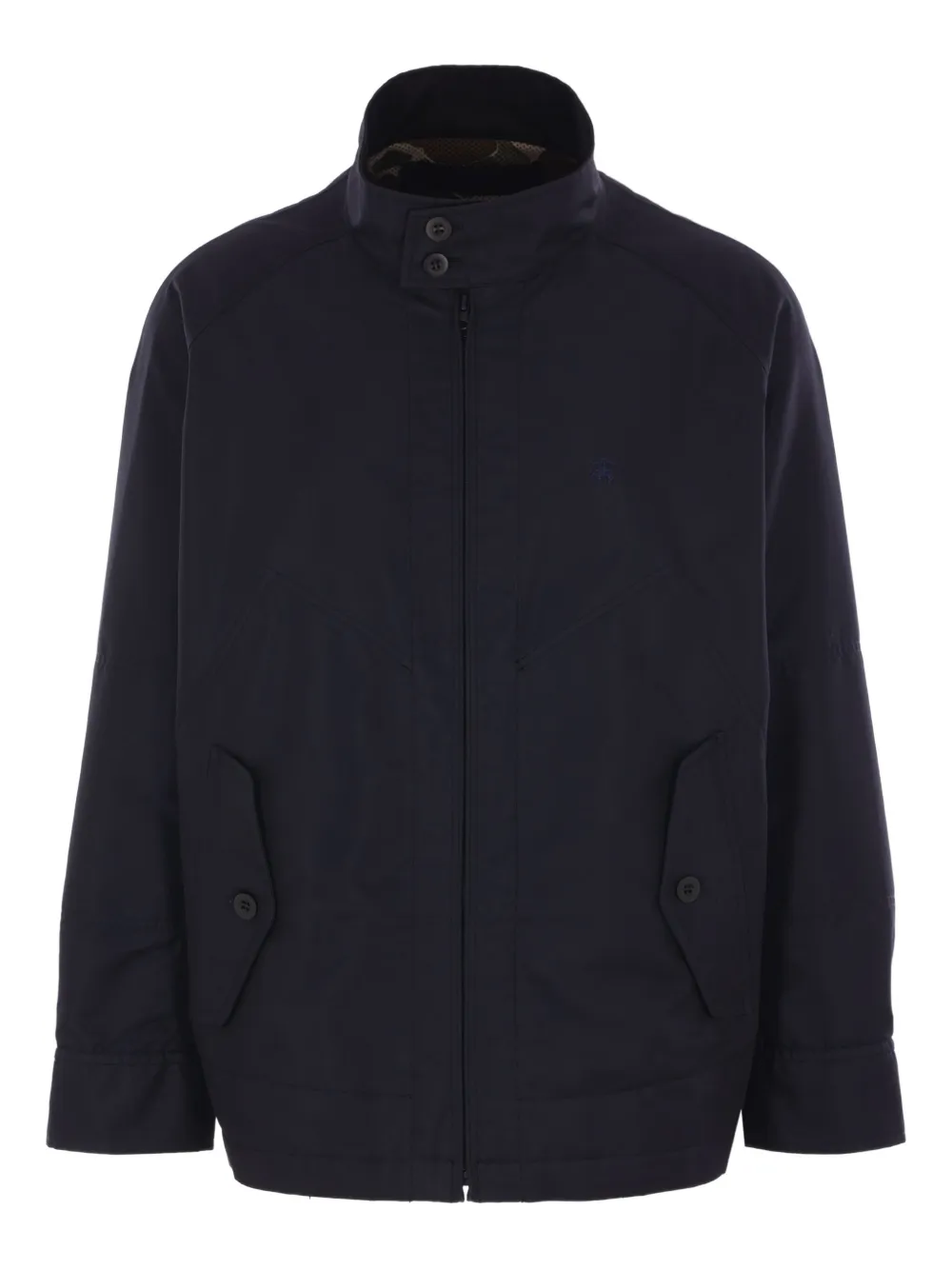 Junya Watanabe MAN embroidered zip-front coat | Blue | Image 1