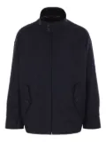 Junya Watanabe MAN embroidered zip-front coat - Blue