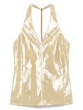 Alysi sleeveless top - Gold