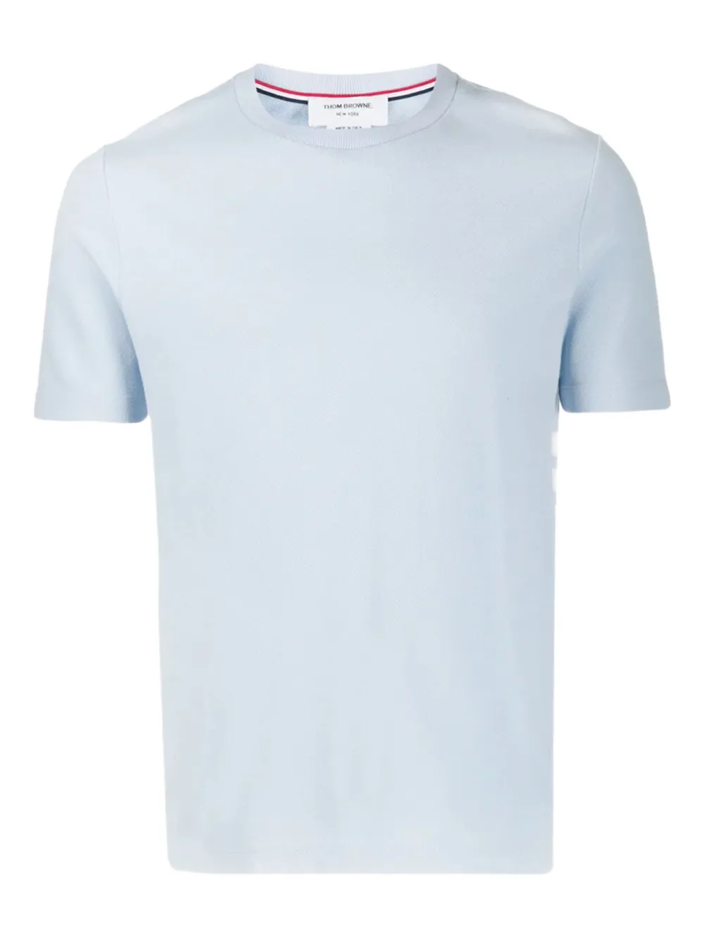 Thom Browne Piqué T-shirt Blauw