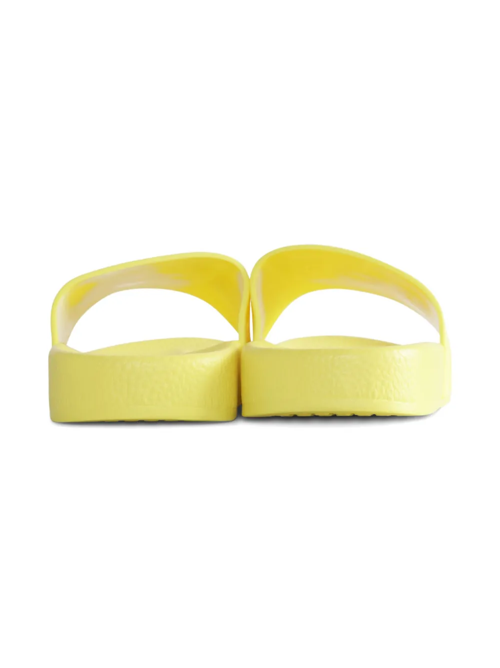 BOSS Kidswear logo-embossed slides Yellow