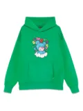 INBETWEENERS graphic-print hoodie - Green
