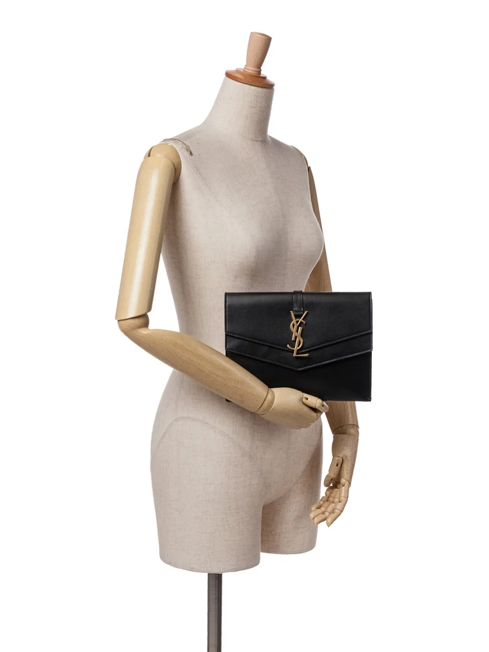 Saint Laurent Pre-Owned Clutch Sulpice in pelle con monogramma 2018 | Pre-owned | Image 2