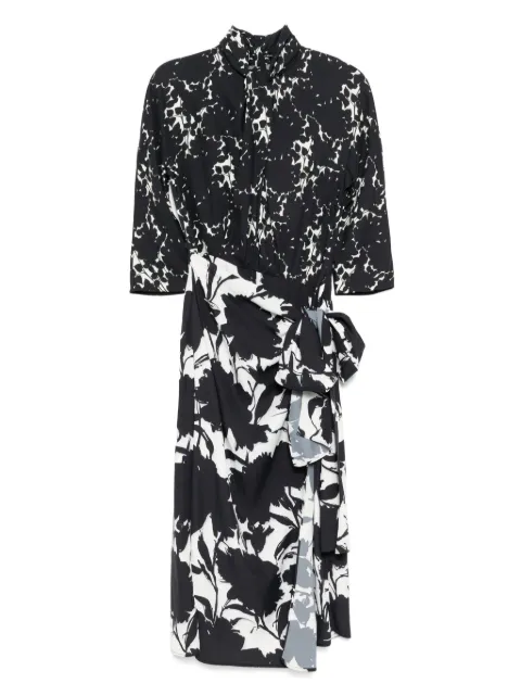 Prada Pre-Owned floral-print midi dress
