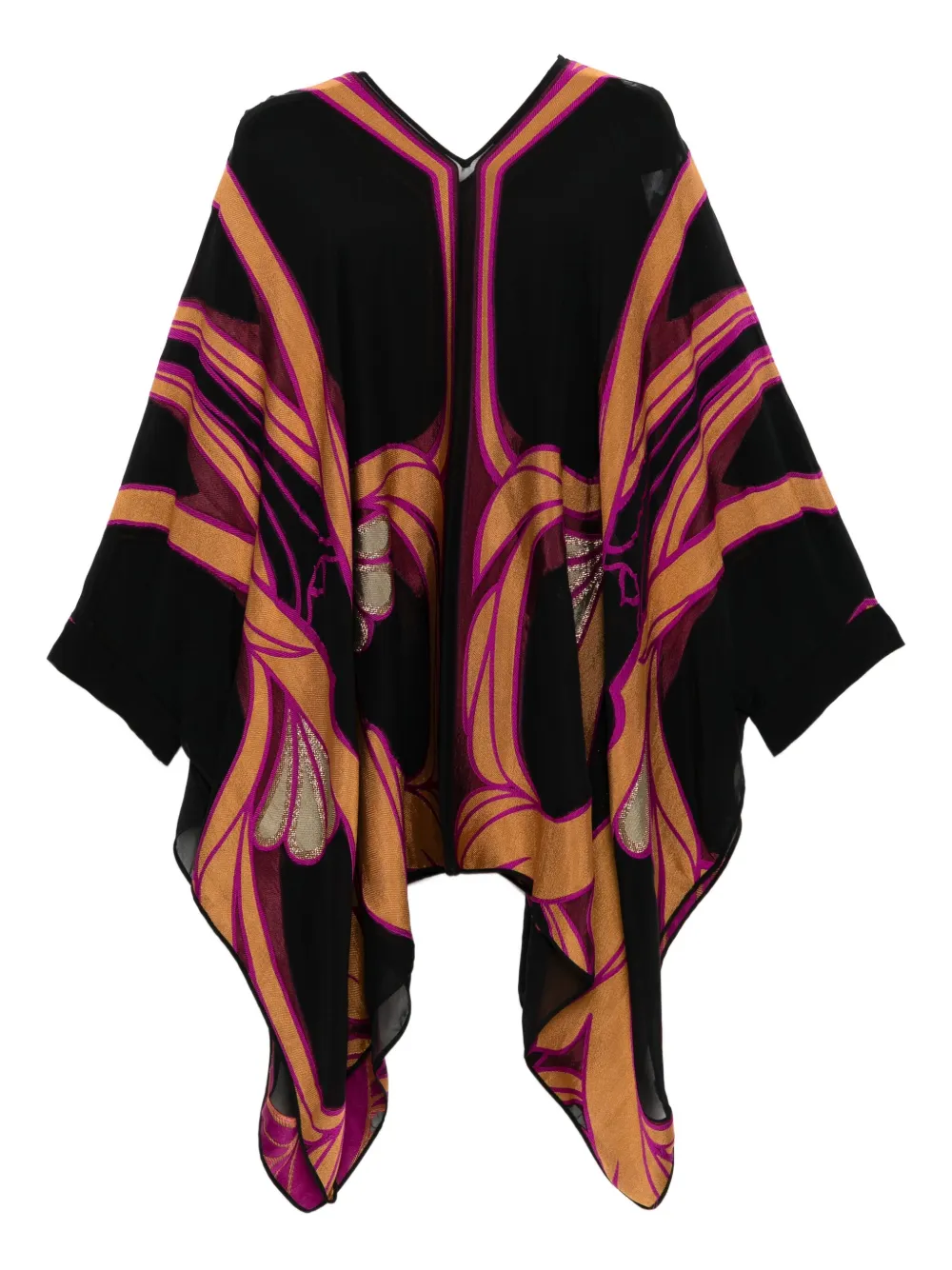 Gucci Pre-Owned pattern poncho | Image 2