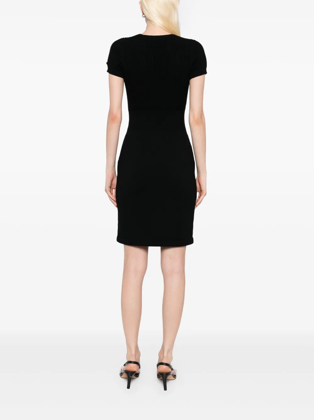 Pre-owned Chanel Wool Dress In Black