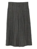 Celine Pre-Owned tartan culottes - Brown