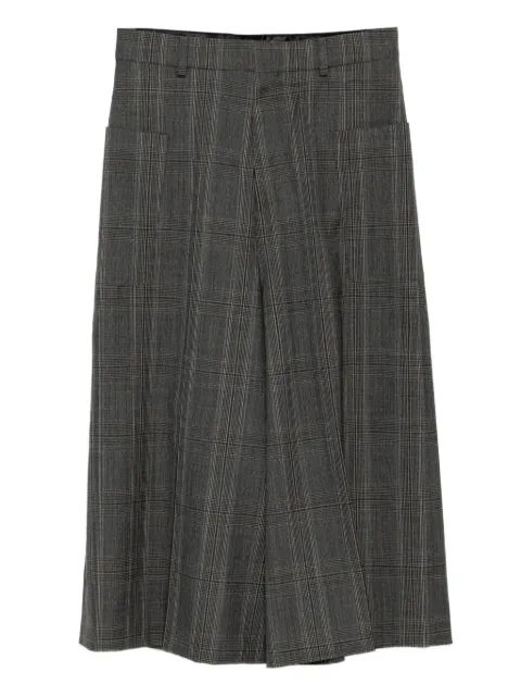 Céline Pre-Owned tartan culottes