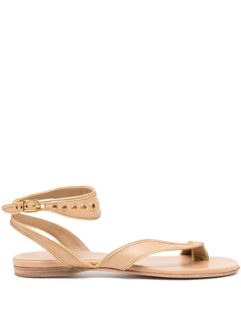 Hermès Pre-Owned leather flat sandals