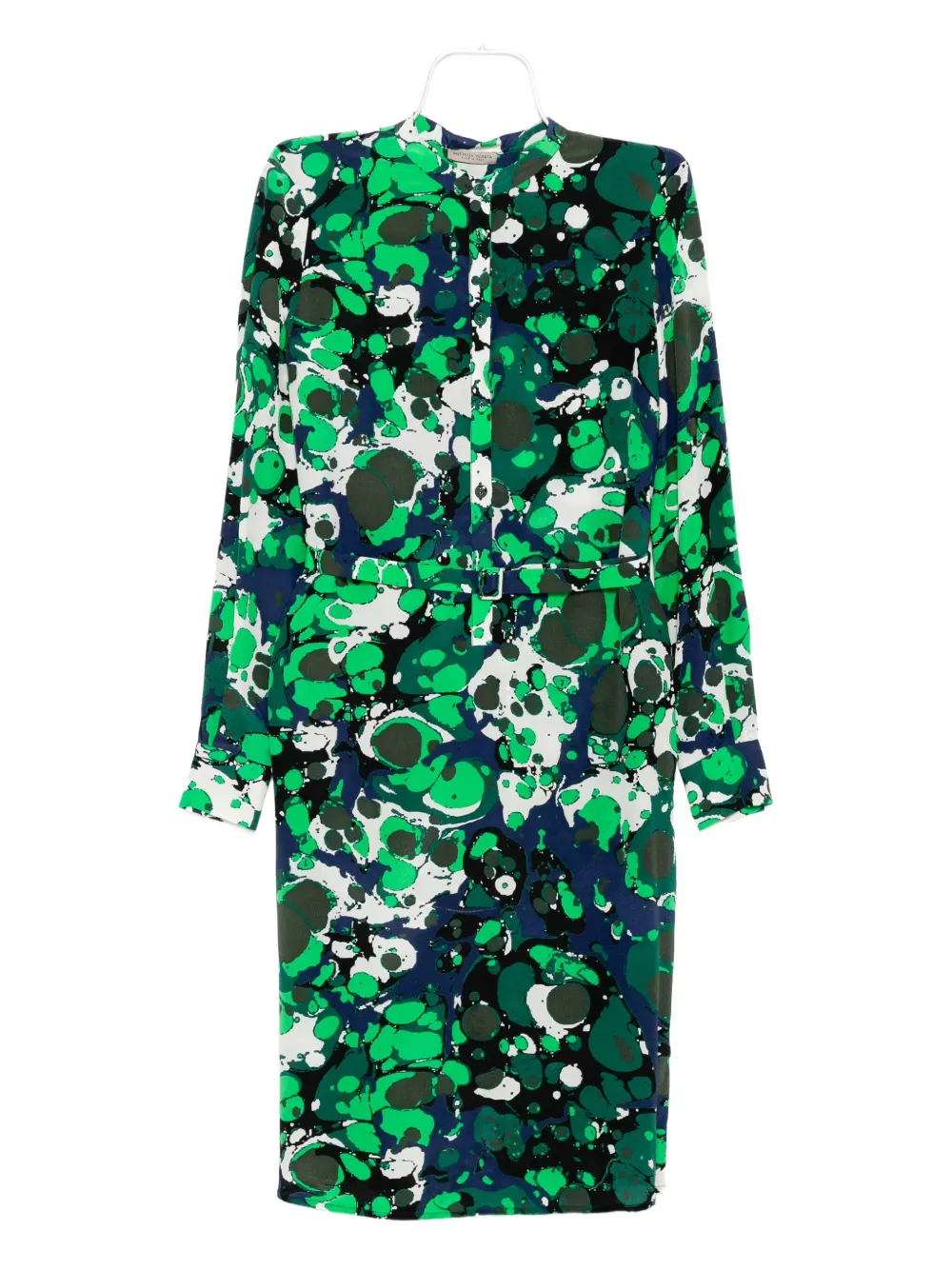 Pre-owned Bottega Veneta Abstract Printed Dress