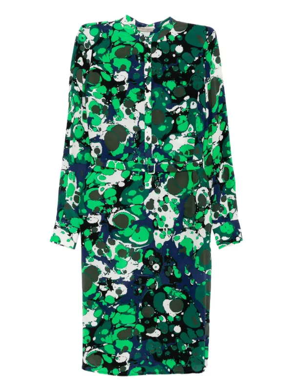 bottega veneta dress green Bottega Veneta Green Knit Tank Dress main image 0