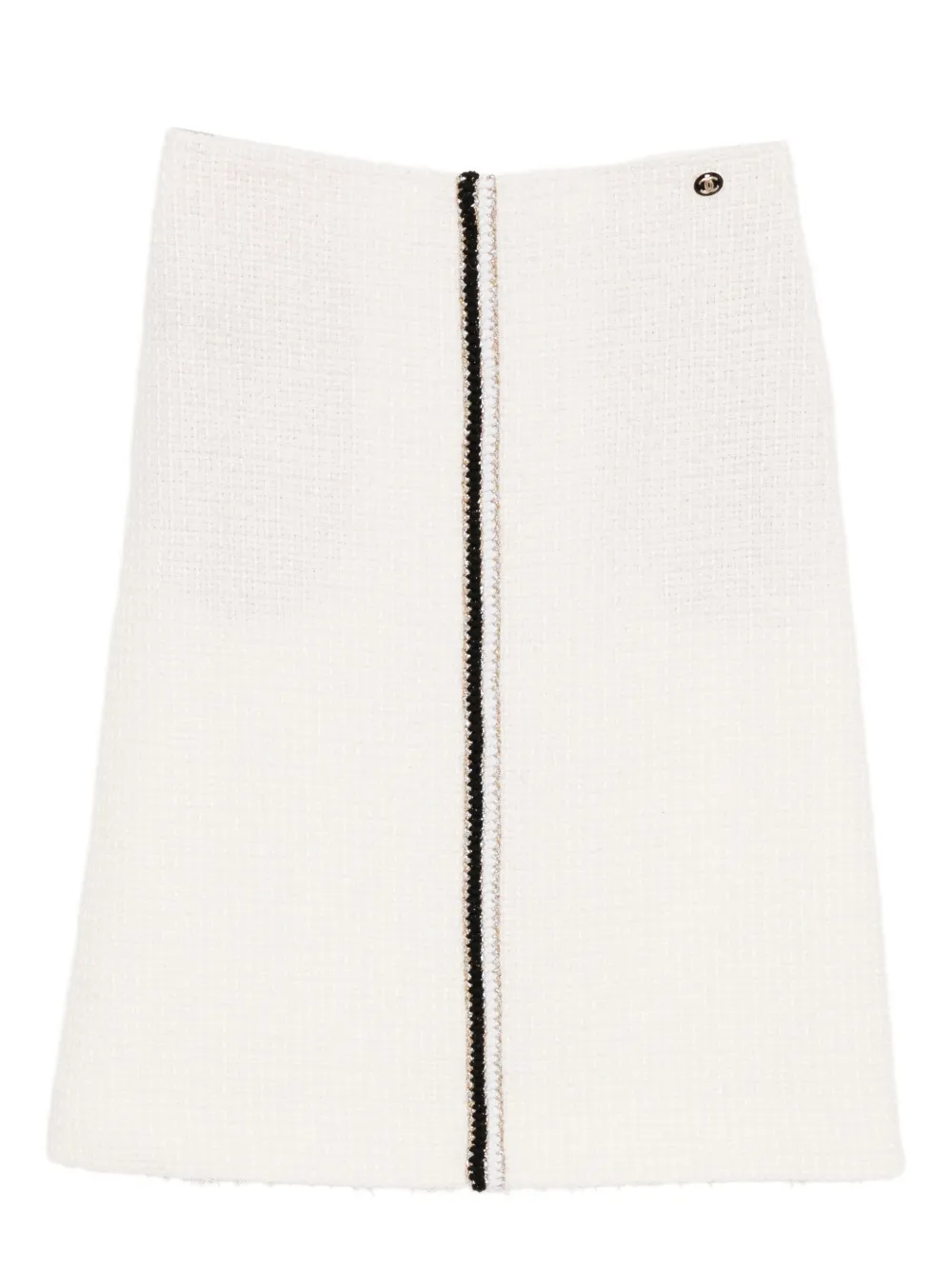CHANEL Pre-Owned tweed skirt | White | Image 1