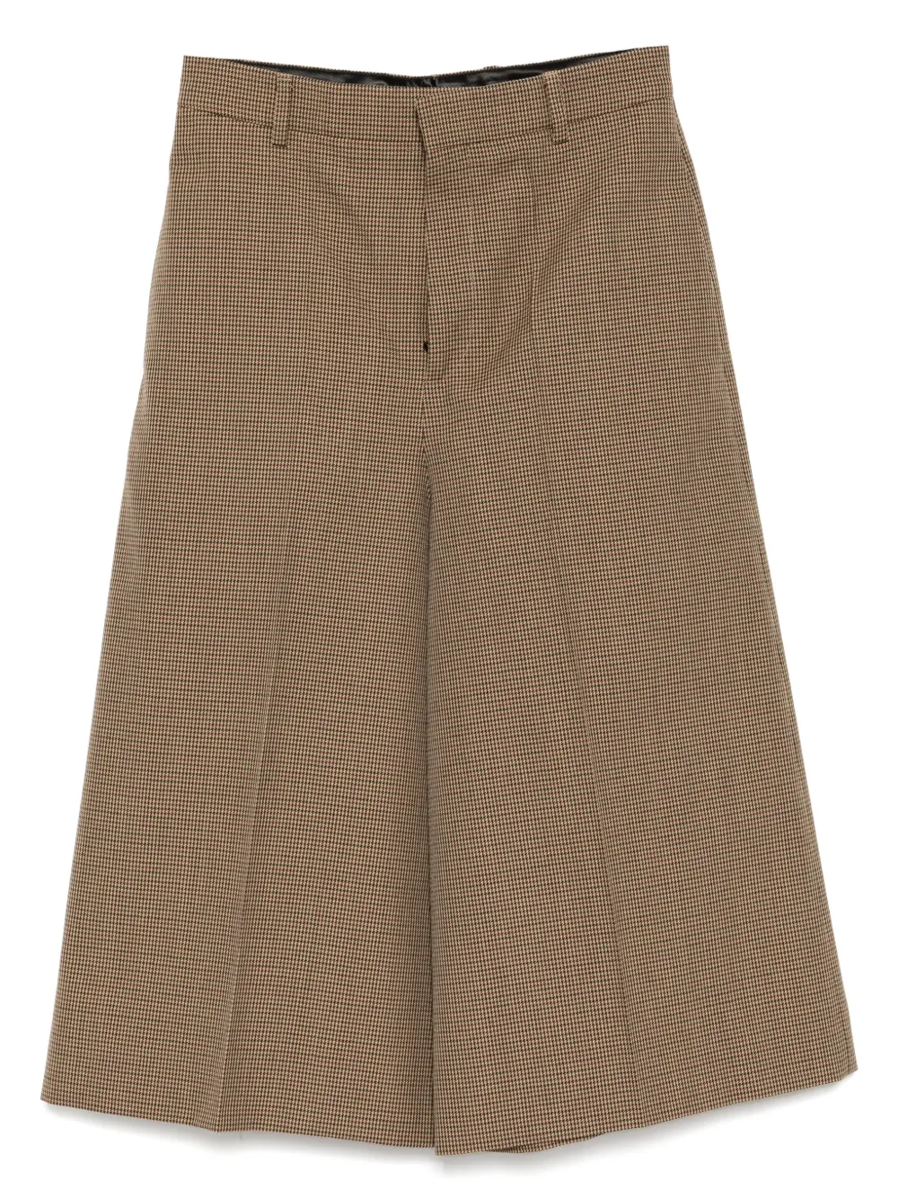 Céline Pre-Owned houndstooth culotte pants | Brown | Image 1