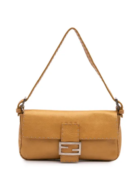 Fendi Pre-Owned 2000-2010 Leather Selleria Baguette shoulder bag