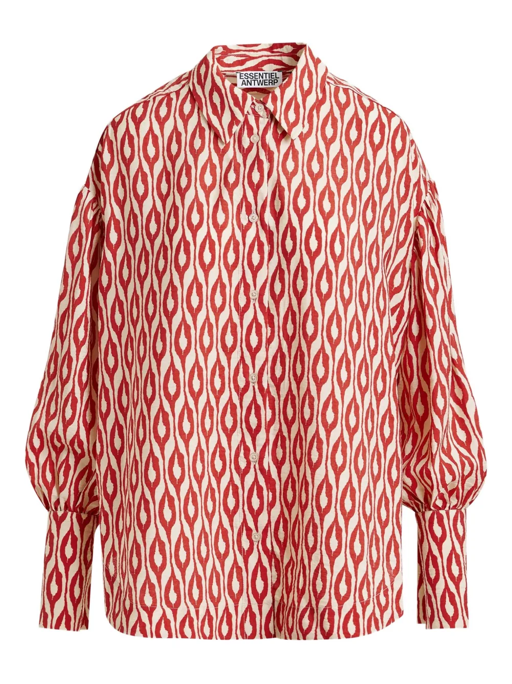 Essentiel Antwerp Ihedford blouse met print Oranje