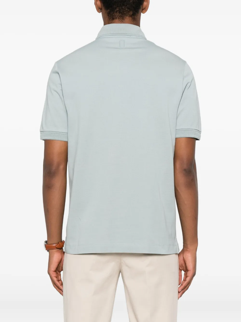 Canali Katoenen poloshirt Blauw
