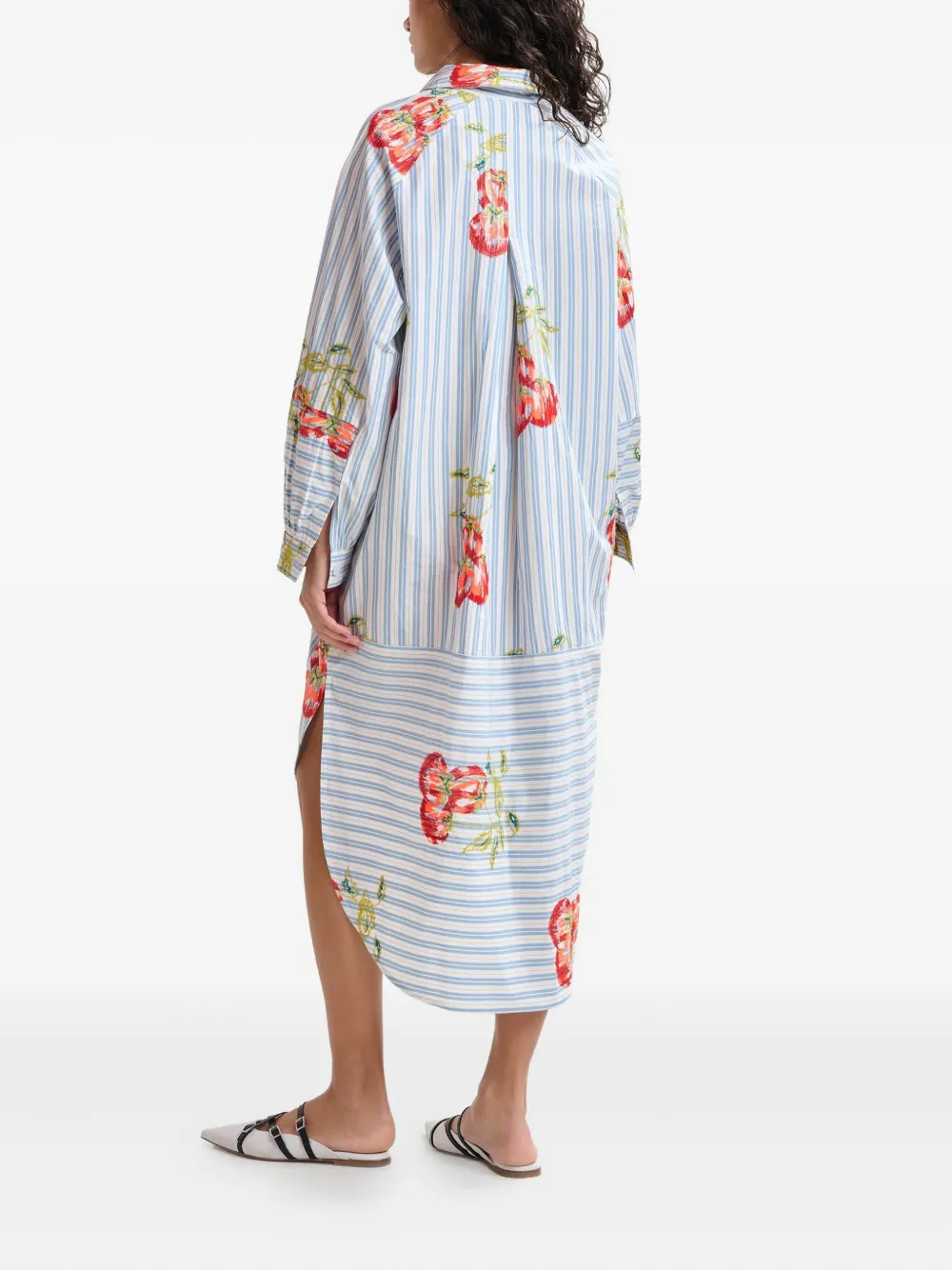 Essentiel Antwerp Ihortland blousejurk Blauw