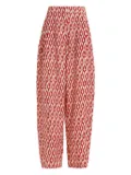 Essentiel Antwerp Ihalton patterned trousers - Orange