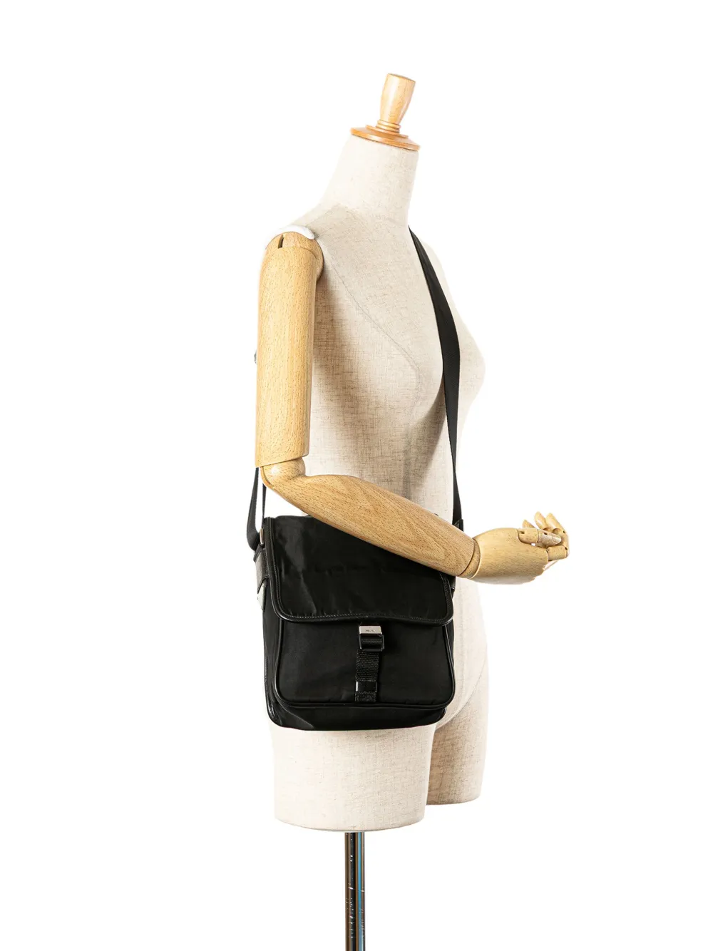 Prada Pre-Owned 2000-2013 Tessuto Buckle Messenger Bag crossbody bag | Pre-Owned | Image 2