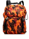 Prada Pre-Owned 2013-2024 Tessuto Camouflage backpack - Orange