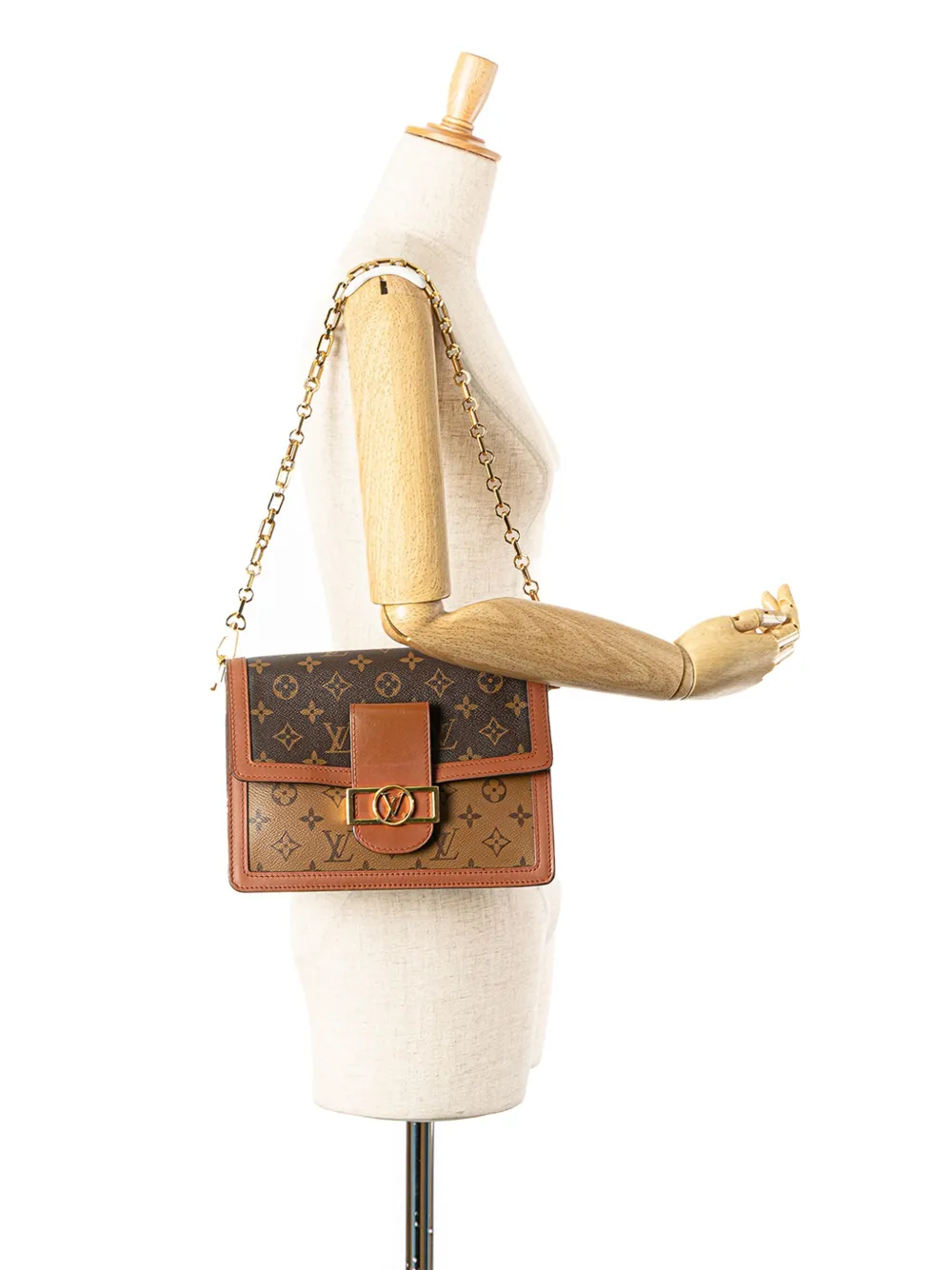 Louis Vuitton Pre-Owned 2019 Monogram Reverse Dauphine MM satchel | Pre-Owned | Image 2