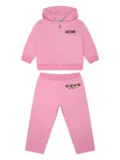 Moschino Kids teddy-bear tracksuit - Pink