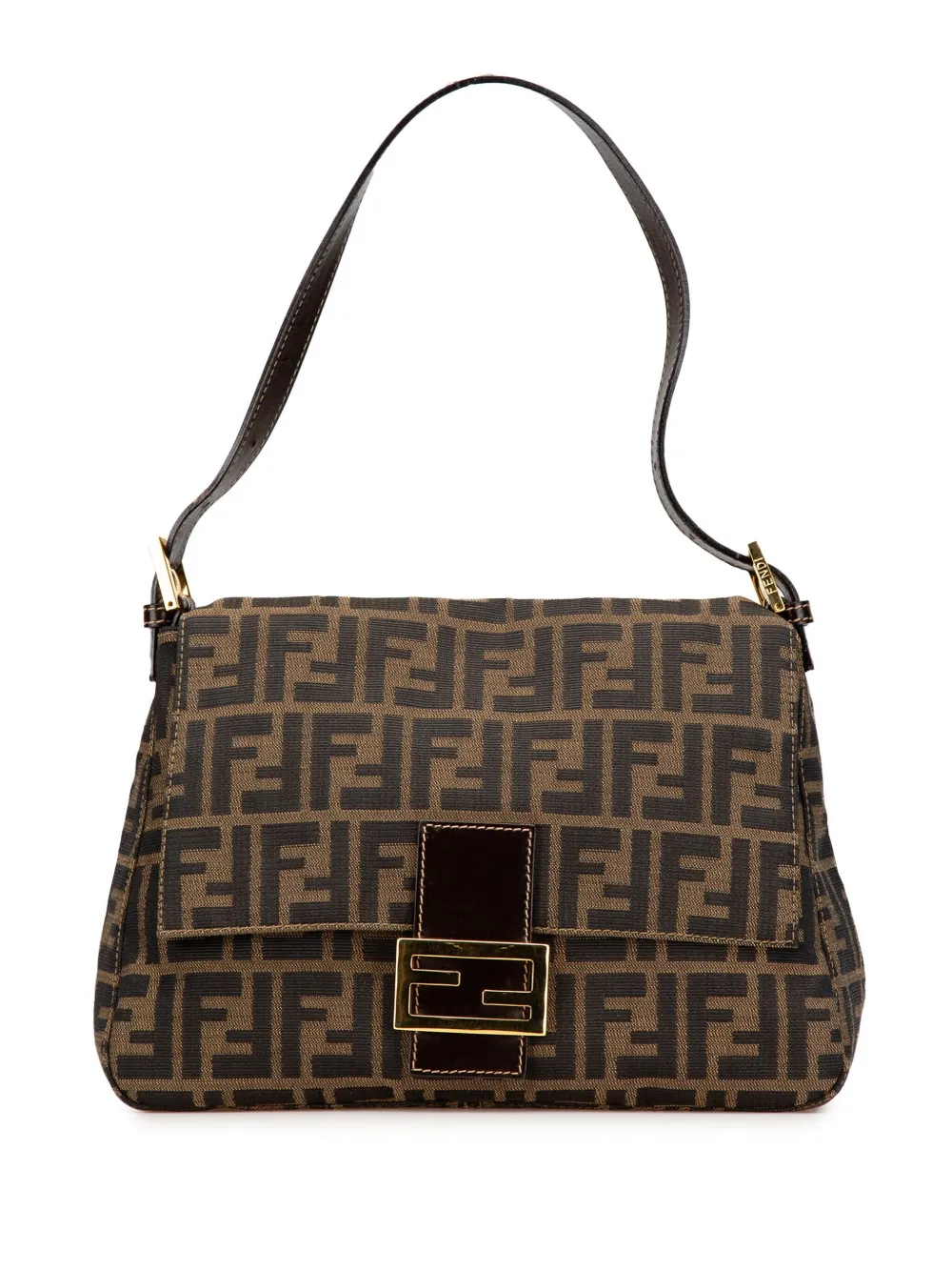 Fendi Pre-Owned 2010-2024 Zucca Canvas Mamma Forever shoulder bag | Brown | Image 1