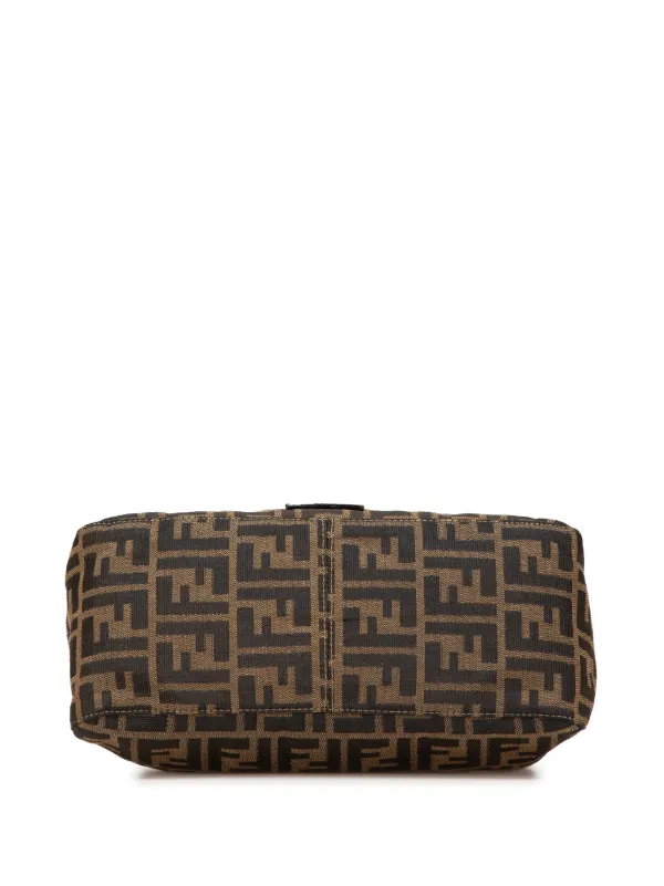 国内発送フェンディ ママ フォーエバーバッグ ズッカ Fendi Pre-Owned 2000-2010 ズッカ キャンバス マンマ