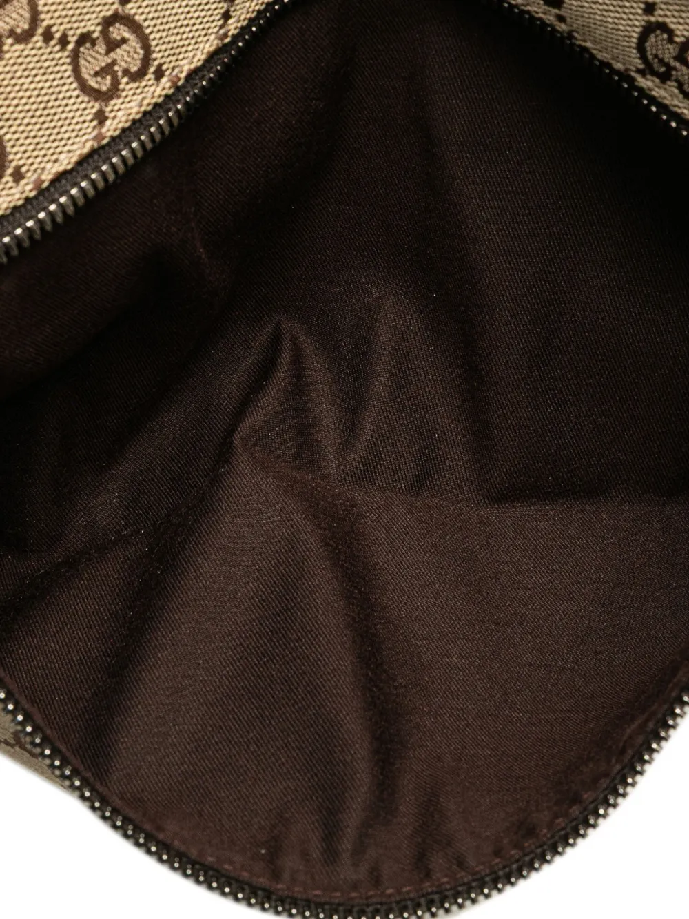 Pre-owned Gucci 2000-2015 Gg Canvas Web Double Pocket Belt Bag