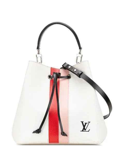 Louis Vuitton Pre-Owned 2018 Limited Edition Epi Stripes NeoNoe MM bucket bag