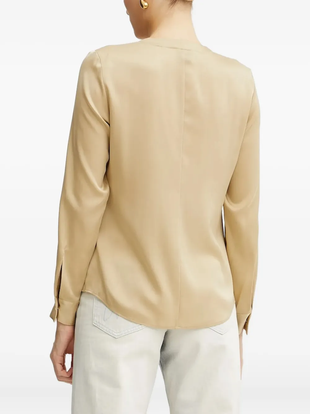BOSS pleated-neck blouse | Blouses | Image 2