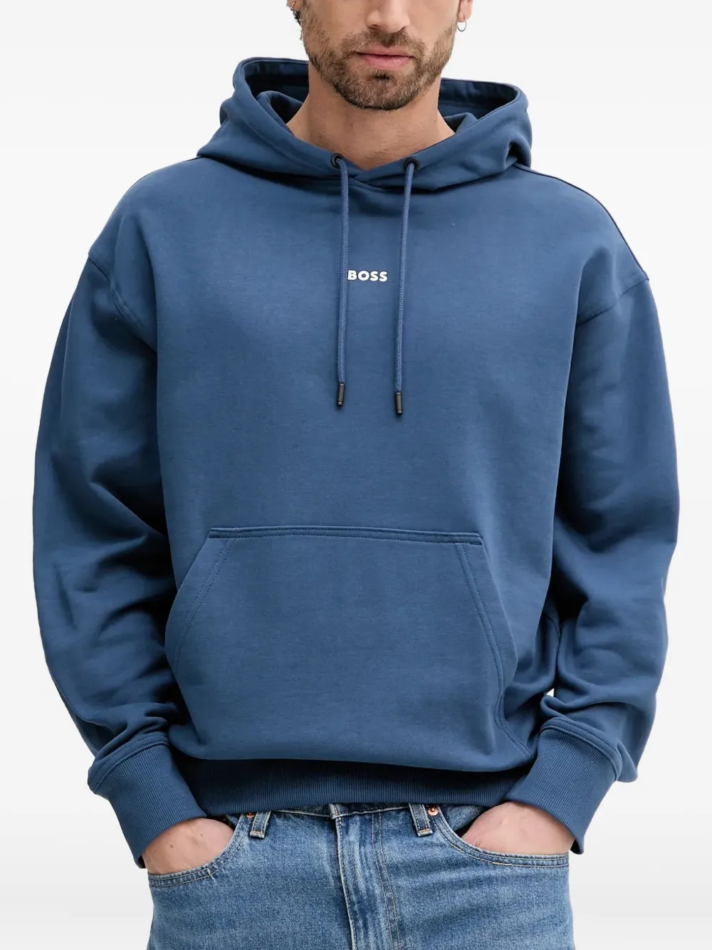 logo-print hoodie