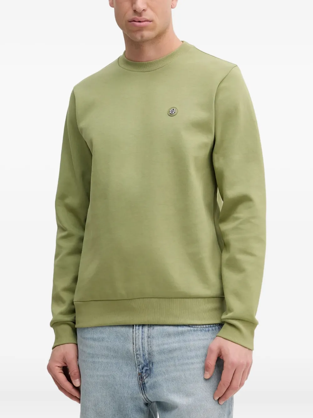 logo-patch sweatshirt