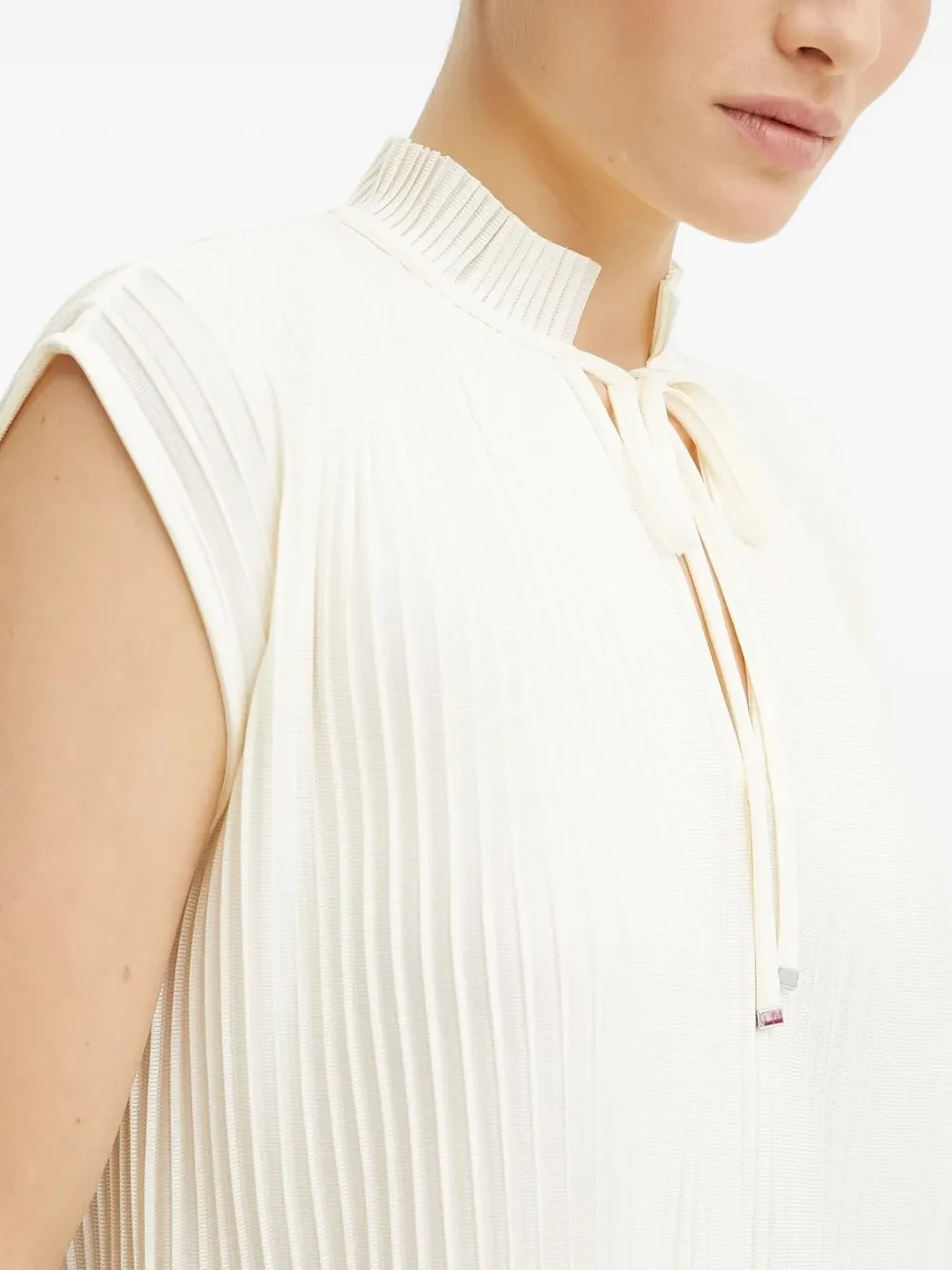 BOSS Geplooide top Wit